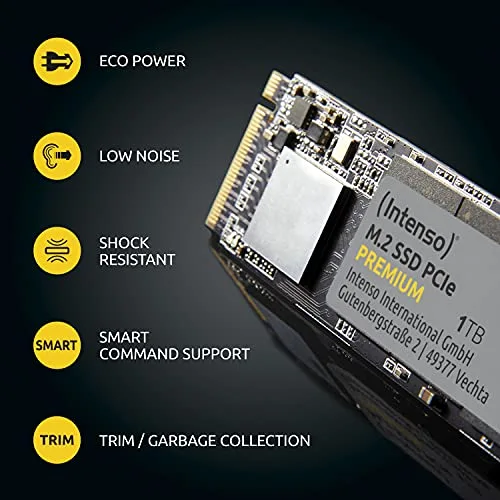 SSD Intenso Premium 2 To M.2 PCIe 3.0 - vue 2