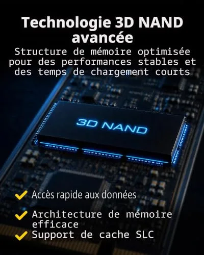 SSD Intenso TOP 128 Go M.2 SATA - vue 3