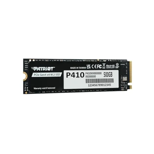 SSD Patriot P410 500GB PCIe 4.0 - vue 2
