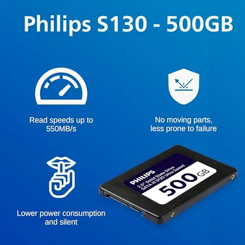 SSD Philips S130 500GB - vue 4