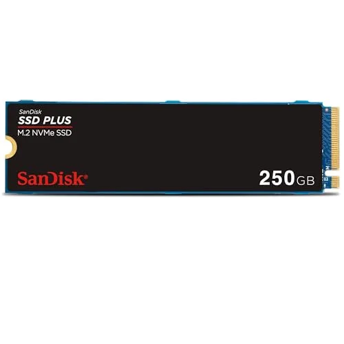 SanDisk SSD Plus 250 Go M.2 2280 PCIe Gen3 NVMe