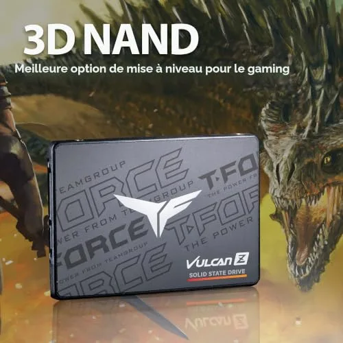 SSD Team Group T-FORCE VULCAN Z 256 Go - vue 3
