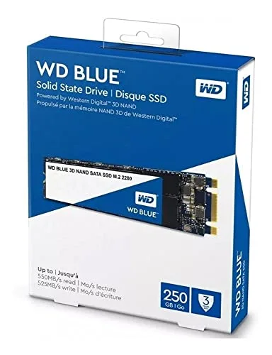 SSD WD Blue 250 Go M.2 SATA - vue 2