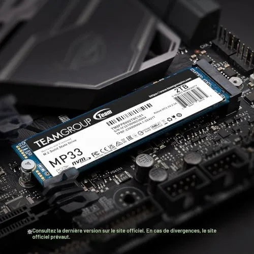 Team Group MP33 512 Go SSD M.2 NVMe - vue 2