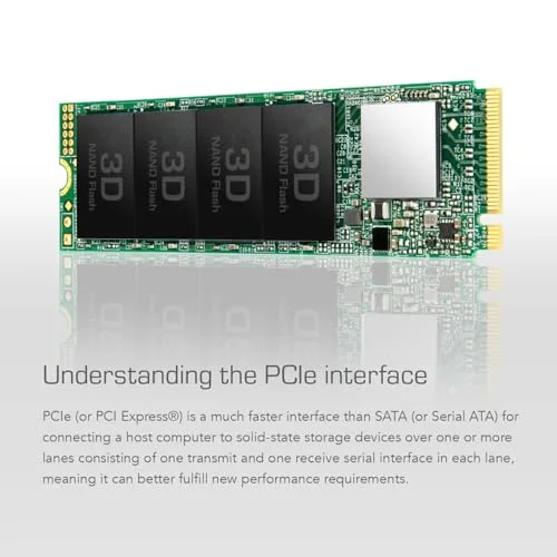 Transcend 110S 256 Go SSD M.2 NVMe - vue 4