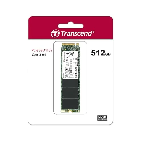 Transcend 110S SSD 512 Go M.2 NVMe - vue 2