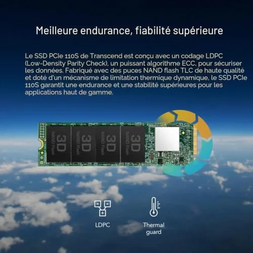 Transcend 110S SSD 512 Go M.2 NVMe - vue 7
