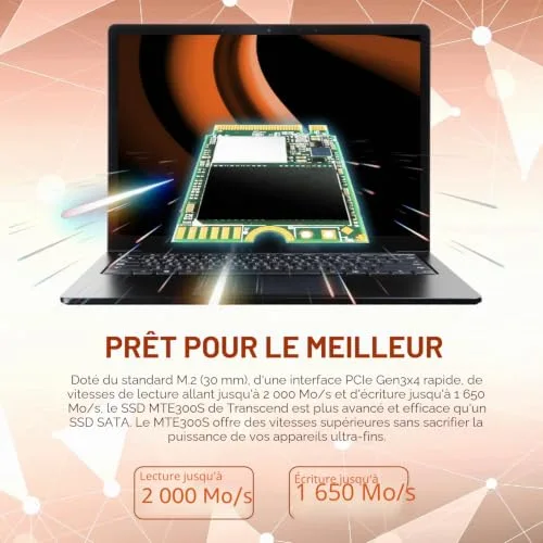 Transcend 300S 1 To M.2 2230 - vue 4