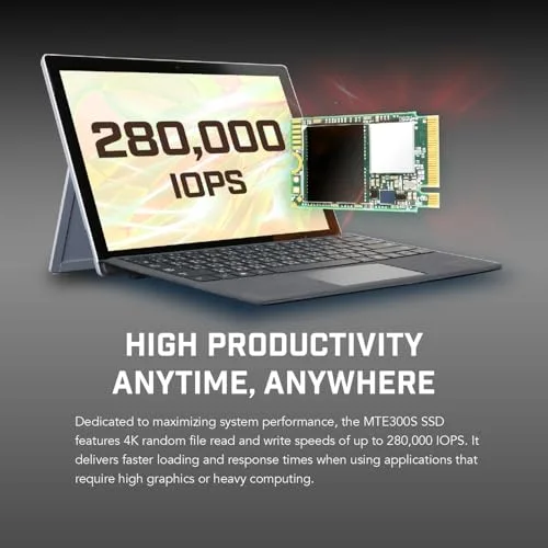 Transcend 300S SSD 256 Go M.2 2230 - vue 5