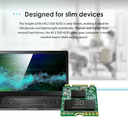 Transcend 420S SSD 480 Go M.2 2242 - vue 5