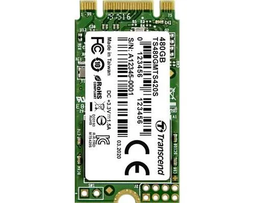 Transcend 420S SSD 480 Go M.2 2242