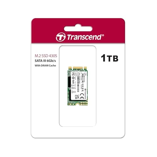 Transcend 430S SSD 1 To M.2 2242 SATA - vue 2