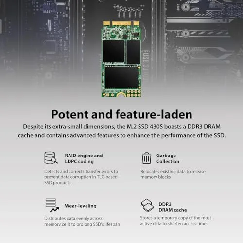 Transcend 430S SSD 1 To M.2 2242 SATA - vue 7