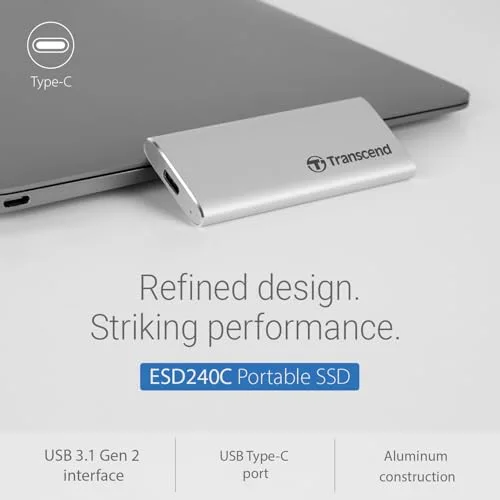 Transcend ESD240C 480 Go - vue 3