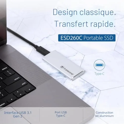 Transcend ESD260C 1 To SSD Externe - vue 3