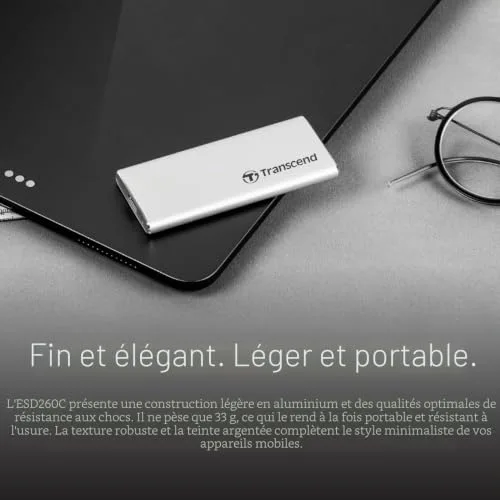 Transcend ESD260C 250GB SSD Externe - vue 6