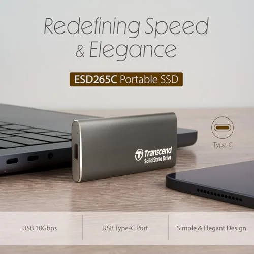 Transcend ESD265C 2 To SSD Externe - vue 3
