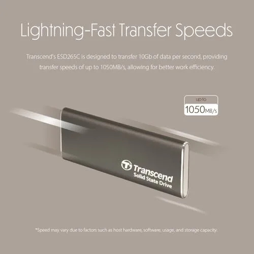 Transcend ESD265C 2 To SSD Externe - vue 4