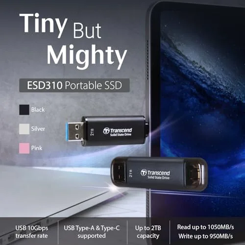 Transcend ESD310P 1 To Rose - vue 5