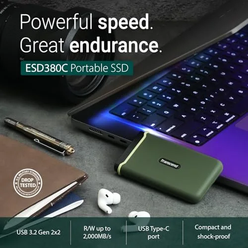 Transcend ESD380C 4 To - vue 3