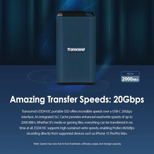 Transcend ESD410C 1 To - vue 3