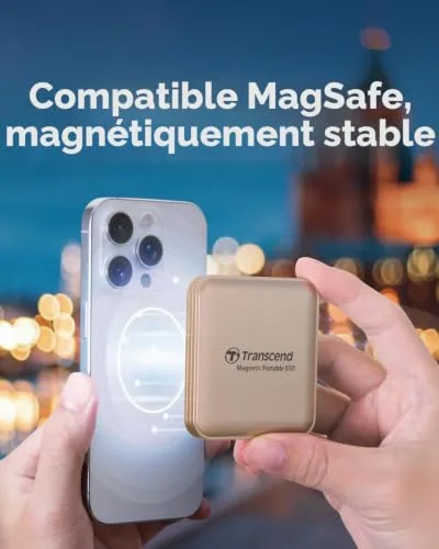 Transcend ESD420 4 To SSD Externe MagSafe - vue 3