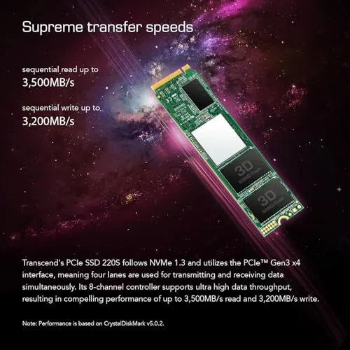 Transcend MTE220S SSD 2 To - vue 4