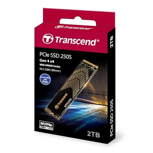 Transcend MTE250S 2 To SSD PCIe 4.0 - vue 2