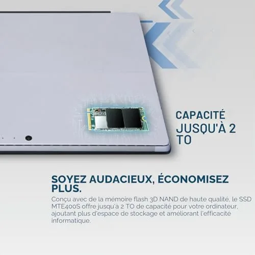 Transcend MTE400S 256 Go - vue 6