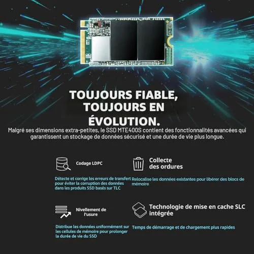 Transcend MTE400S 256 Go - vue 7