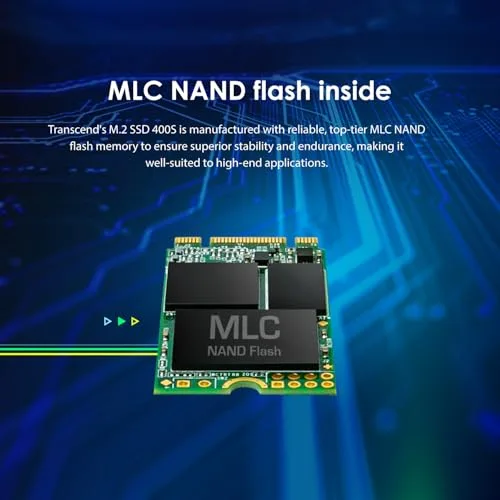 Transcend MTS400 128 Go M.2 SATA - vue 4