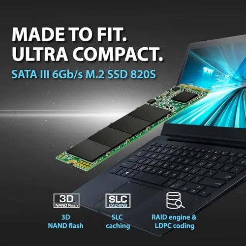 Transcend MTS820 120 Go - vue 3