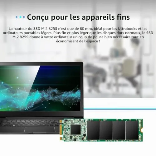 Transcend MTS825S 500 Go - vue 5
