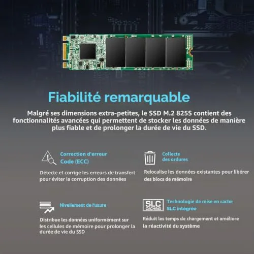 Transcend MTS825S 500 Go - vue 7