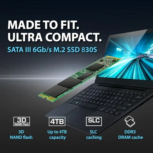 Transcend MTS830S 512 Go M.2 SATA - vue 3