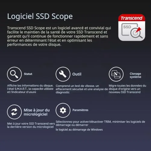 Transcend SSD220Q 500 Go SATA 2.5" - vue 8