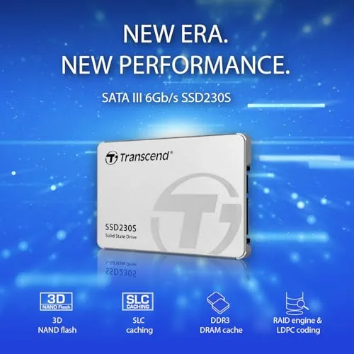 Transcend SSD230S 2 To - vue 3