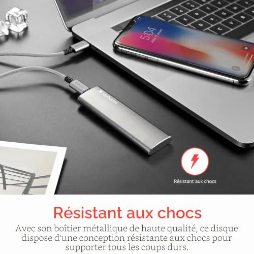 Verbatim Disque SSD externe Vx500 480 Go - vue 5