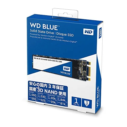 WD Blue 3D NAND SSD M.2 1TB SATA3 - vue 2