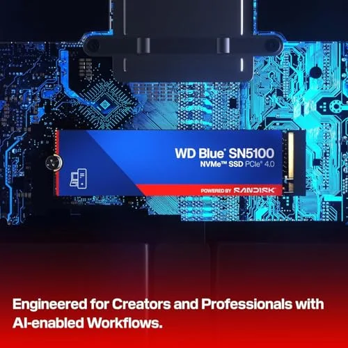 WD Blue SN5100 500 Go - vue 2
