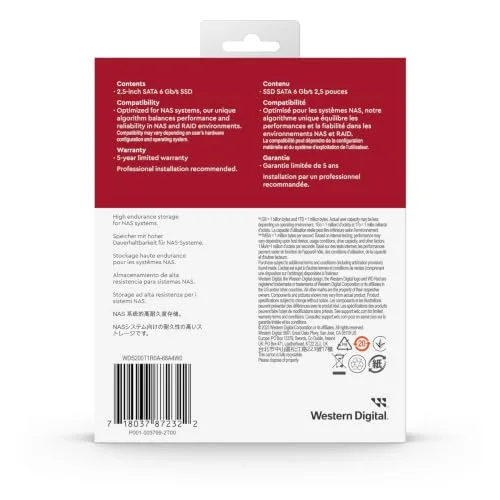 WD Red SA500 2 To - vue 5
