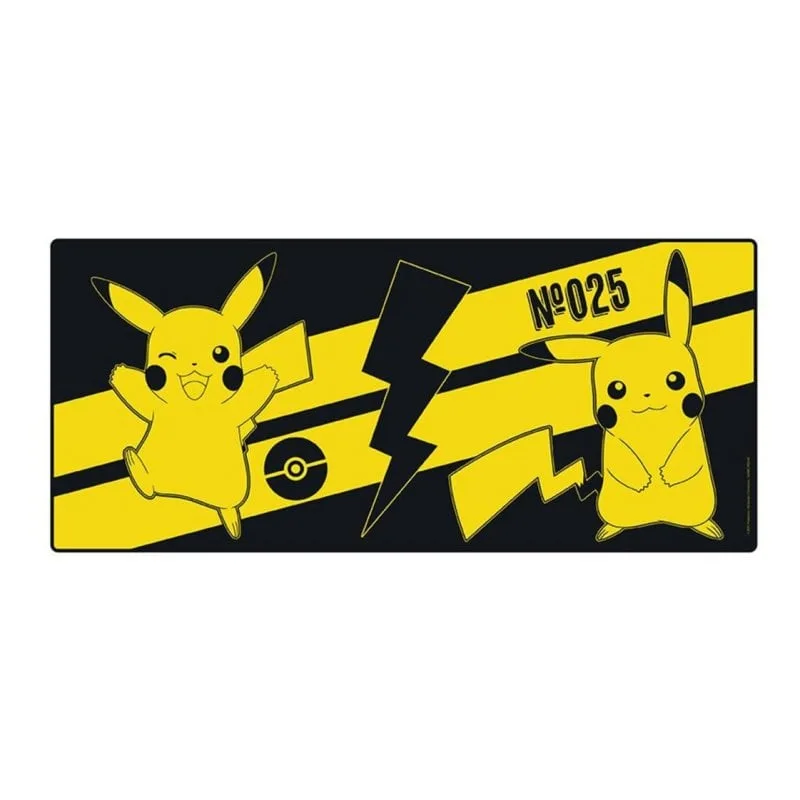 Tapis de souris ABYSTYLE Pokémon XXL Noir et Jaune