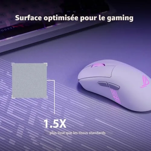 ASUS ROG Scabbard II Arctic Gray XXL Gris - vue 2