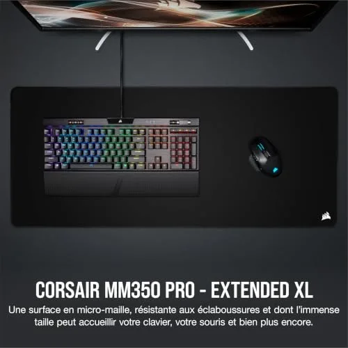 Corsair MM350 PRO Premium XL Noir - vue 2