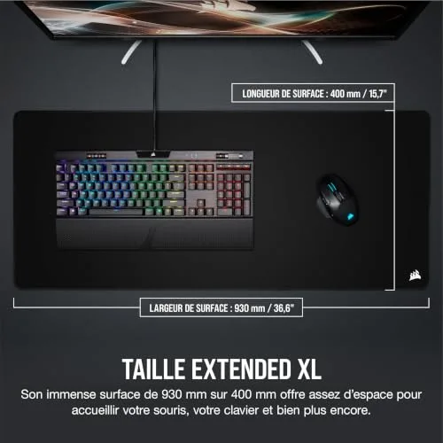 Corsair MM350 PRO Premium XL Noir - vue 6