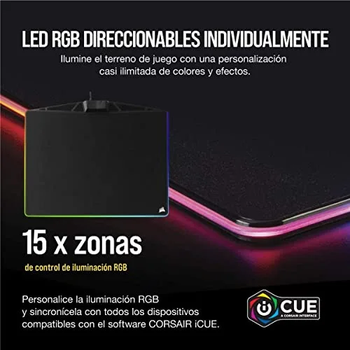 Corsair MM800 RGB Polaris Cloth Edition - vue 3