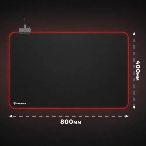 Genesis Boron 500 XXL Noir - vue 3