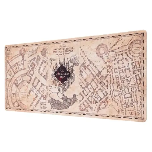 Tapis de souris Grupo Erik Gaming XL Carte du Maraudeur Noir