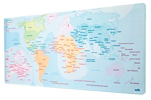 Tapis de souris Grupo Erik Gaming XL Carte du monde