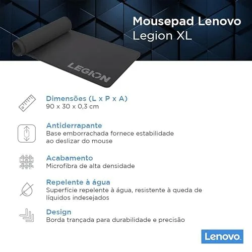 Lenovo Legion XL Noir - vue 5